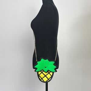 Pineapple crossbody purse faux leather